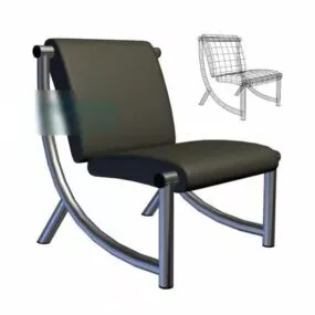 Single Sofa For Living Space 3d model