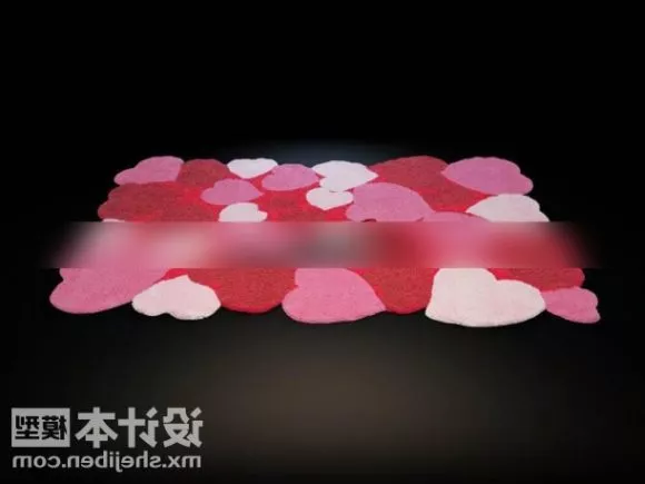 Heart Pattern Carpet V1 3d model Heart Pattern Carpet V1 3d model