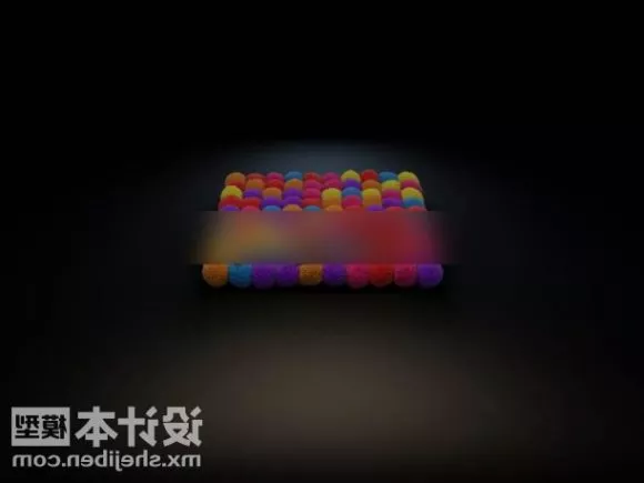 Carpet Balls Pattern 3d model Carpet Balls Pattern 3d model