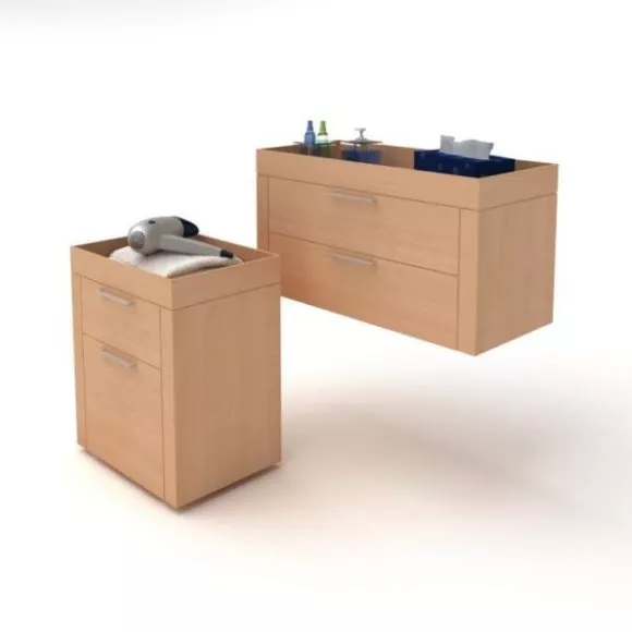 Modern Bath Cabinet With Sanitary 3d model Modern Bath Cabinet With Sanitary 3d model
