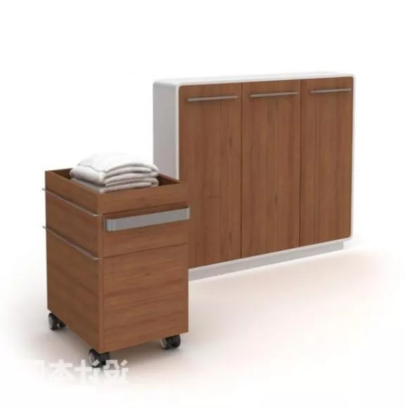 Wash Basin On Table 3d model