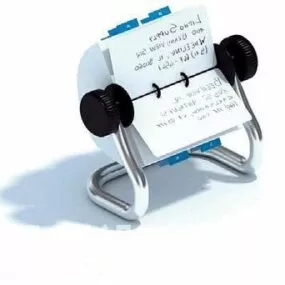 Note Holder Office Supplies 3d model