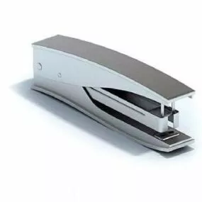 Silver Stapler 3d model