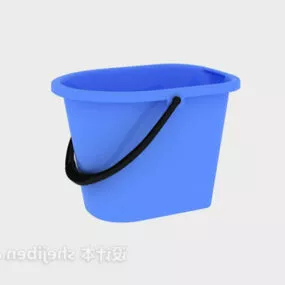 Small Plastic Bucket 3d model