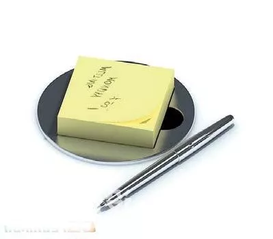 Purple Ballpoint Pen 3d model