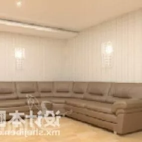 Large Multi Seaters Sofa 3d model