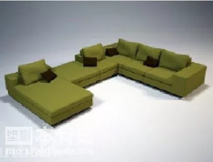Sectional Multi Seaters Sofa 3d model Sectional Multi Seaters Sofa 3d model