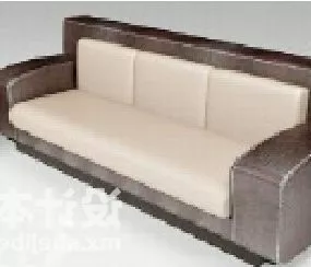 Multi Seaters Sofa Three Seats 3d model