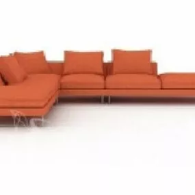 Multi Seaters Sectional Sofa 3d model