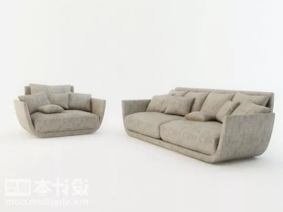 Luna Armchair Vray 3d model