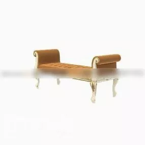 Antique Living Room Daybed 3d model