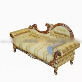 Sofa Daybed Classic Style 3d model