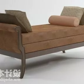 Daybed With Cushion 3d model