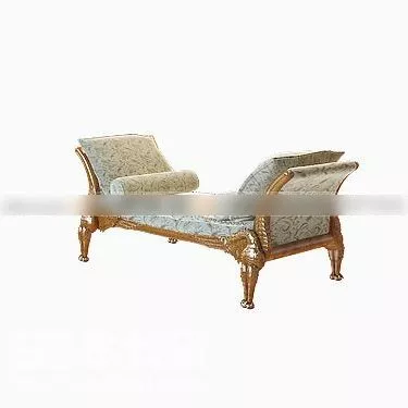Antique Classic Daybed Sofa 3d model Antique Classic Daybed Sofa 3d model
