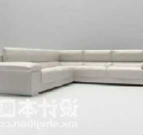 Multi Seaters Sofa L Corner Style 3d model