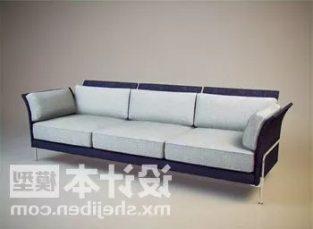 Three Seaters Modern Sofa 3d model Three Seaters Modern Sofa 3d model
