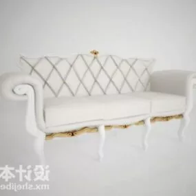 Classic European Multi Seaters Sofa 3d model