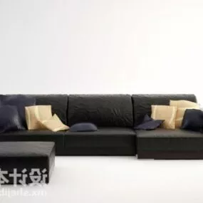 Multi Seaters Sectional Sofa 3d model