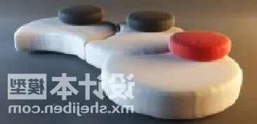 Modern Multi Seaters Sofa Smooth Edges 3d model Modern Multi Seaters Sofa Smooth Edges 3d model