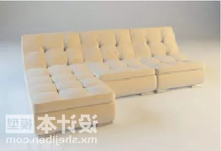 Multi Seaters Sectional Sofa Chesterfield 3d model Multi Seaters Sectional Sofa Chesterfield 3d model