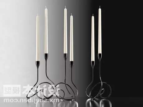 Minimalist Candlestick Light 3d model Minimalist Candlestick Light 3d model