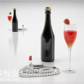 Beverage Drinkware Set 3d model