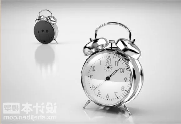 Wheels Clock 3d model