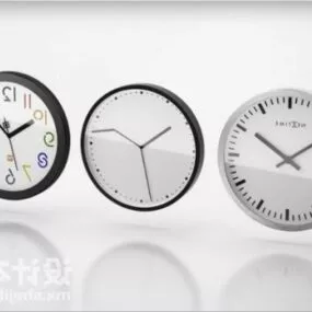Clock Different Dial Pack 3d model