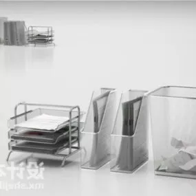 Office Supplies File Storage 3d model