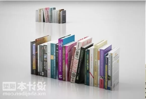 Stack Of Books 3d model