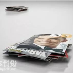 Magazine Stack 3d model