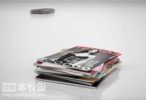 Magazine Book Stack 3d model Magazine Book Stack 3d model
