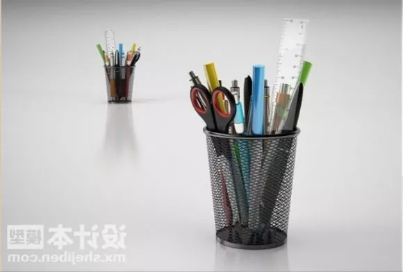 Home Trinkets Pen With Holder 3d model Home Trinkets Pen With Holder 3d model
