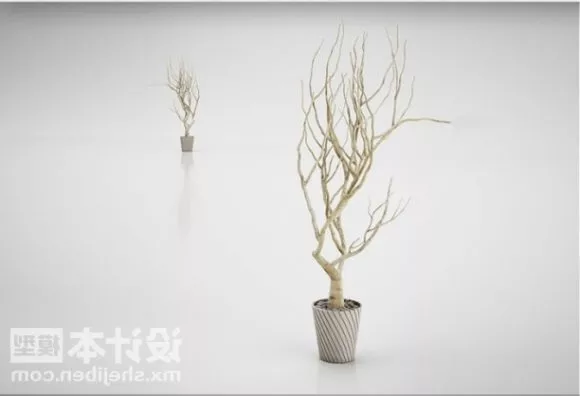 Vase Concrete Material 3d model