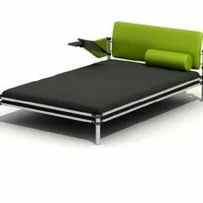 Portable Single Bed 3d model