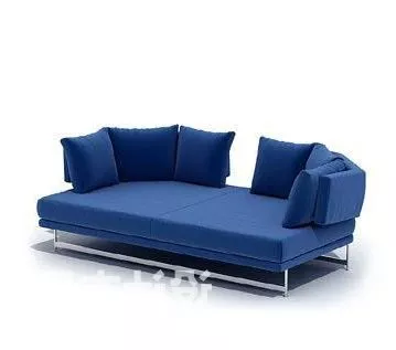 Single Bed Sofa Style 3d model Single Bed Sofa Style 3d model