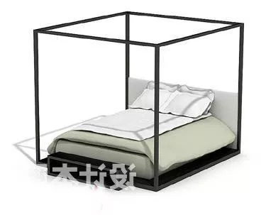 Banner Frame With Poster Frame 3d model