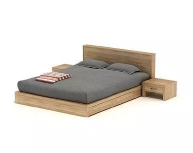 Bed Towel 3d model