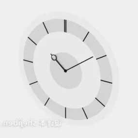 Minimalist Clock Wall Mount 3d model