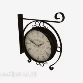 Classic Clock Wall Mount 3d model