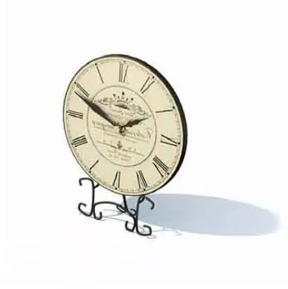 Wall Clock Circle Dial 3d model