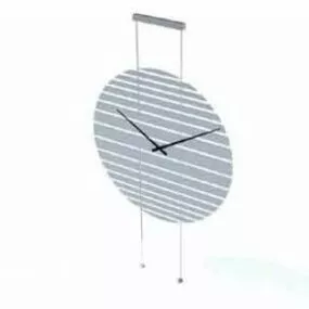 Wall Clock Modern Dial 3d model