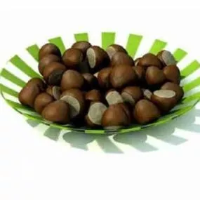 Food Brown Nut 3d model