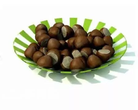 Food Brown Nut 3d model Food Brown Nut 3d model