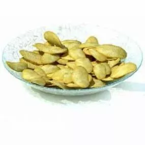 Food Yellow Nut 3d model
