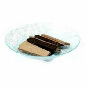 Food Cake On Dish 3d model