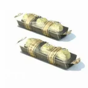 Asian Fried Food 3d model