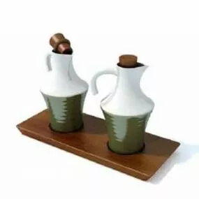 Tableware Ceramic Jar 3d model