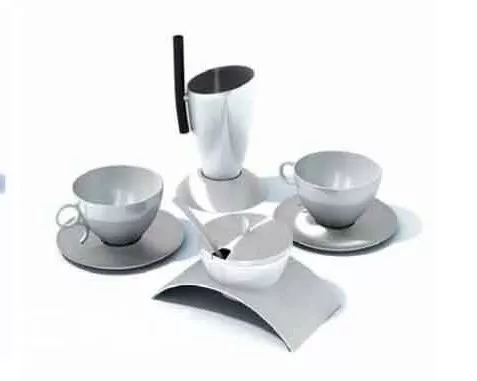 Tableware White Ceramic Cup 3d model Tableware White Ceramic Cup 3d model