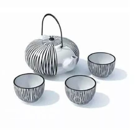 Modern Teapot And Cup 3d model Modern Teapot And Cup 3d model
